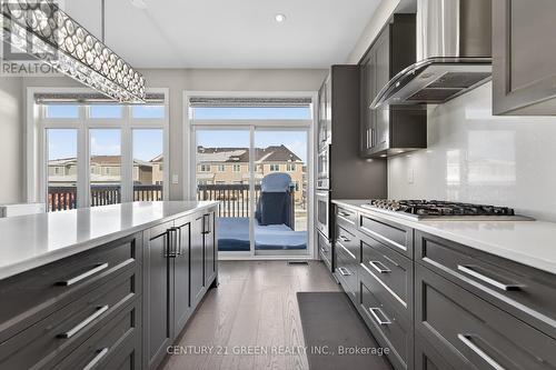 Back Deck Door from Kitchen - 645 Gwen Avenue, Kingston, ON - Indoor Photo Showing Kitchen With Upgraded Kitchen