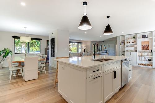 3361 Hall Road, Kelowna, BC - Indoor Photo Showing Kitchen With Double Sink