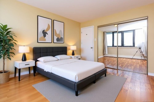 1504-647 Michigan St, Victoria, BC - Indoor Photo Showing Bedroom