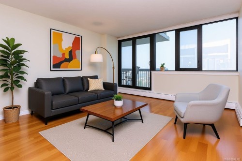 1504-647 Michigan St, Victoria, BC - Indoor Photo Showing Living Room