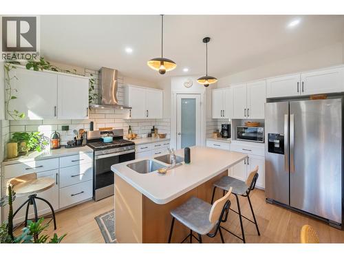 1149 Maple Street, Okanagan Falls, BC - Indoor Photo Showing Kitchen With Stainless Steel Kitchen With Double Sink With Upgraded Kitchen