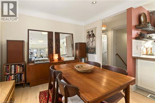 136 Hunter Street W, Hamilton, ON - Indoor Photo Showing Dining Room