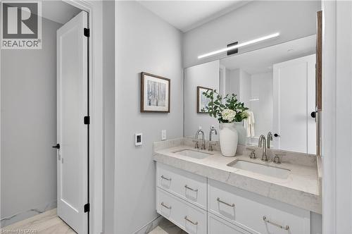 Primary Ensuite 2 w heated floors. - 123 Maurice Drive Unit# 401, Oakville, ON - Indoor Photo Showing Other Room