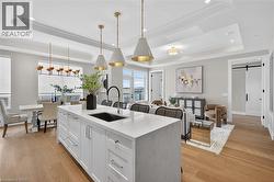 Double-sided waterfall island - 