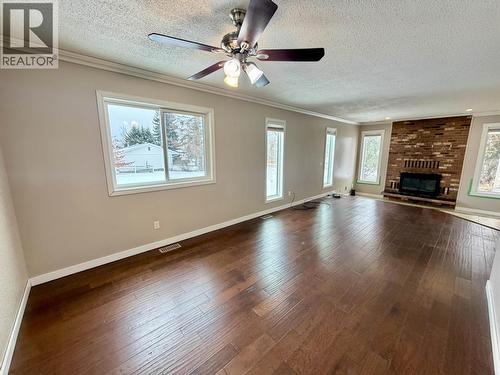 155 Vanderview Drive, Vanderhoof, BC - Indoor Photo Showing Living Room With Fireplace