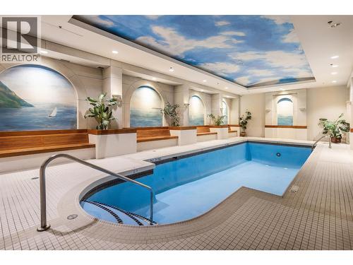 1152 Sunset Drive Unit# 1601, Kelowna, BC - Indoor Photo Showing Other Room With In Ground Pool