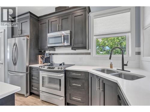 14395 Herron Road Unit# 101, Summerland, BC - Indoor Photo Showing Kitchen With Double Sink