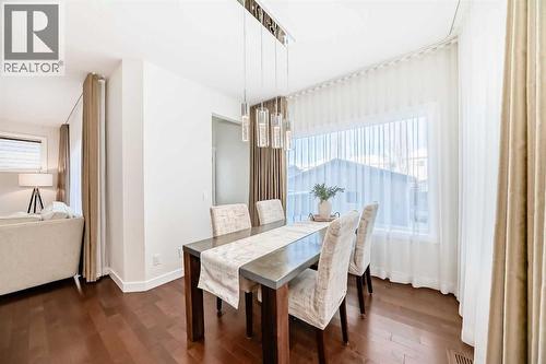 105 Elgin Meadows Circle Se, Calgary, AB - Indoor Photo Showing Dining Room