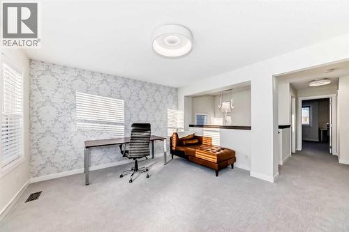 105 Elgin Meadows Circle Se, Calgary, AB - Indoor Photo Showing Office
