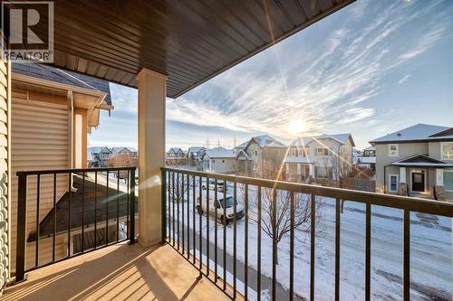 105 Elgin Meadows Circle Se, Calgary, AB - Outdoor With Balcony With Exterior