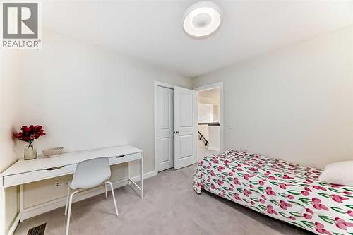 105 Elgin Meadows Circle Se, Calgary, AB - Indoor Photo Showing Bedroom