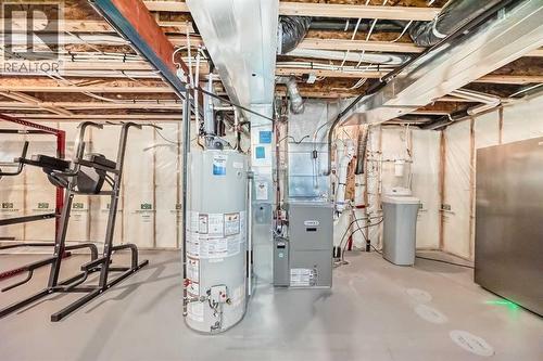 105 Elgin Meadows Circle Se, Calgary, AB - Indoor Photo Showing Basement