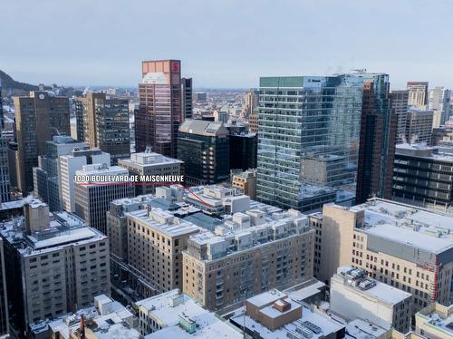 Aerial photo - 506-1000 Boul. De Maisonneuve O., Montréal (Ville-Marie), QC - Outdoor With View