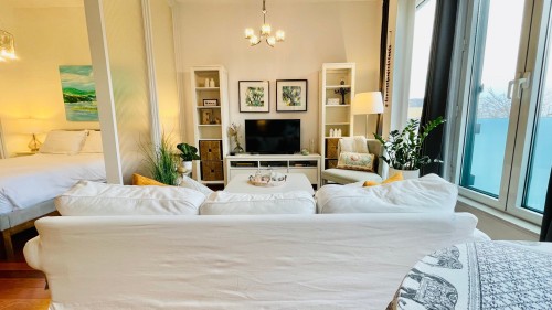 Salon - 1.216-479 Av. Mousseau-Vermette, Dorval, QC - Indoor Photo Showing Living Room