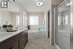 Spa-like ensuite with double sinks - 