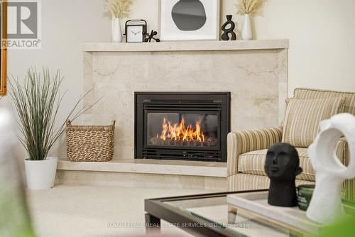 17 Elstree Road, Toronto, ON - Indoor Photo Showing Living Room With Fireplace