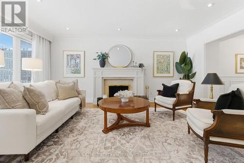 17 Elstree Road, Toronto, ON - Indoor Photo Showing Living Room With Fireplace