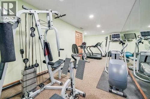 1113, 1113 Lake Fraser Green Se, Calgary, AB - Indoor Photo Showing Gym Room