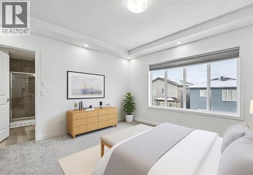 1124 Chinook Gate Bay Sw, Airdrie, AB - Indoor Photo Showing Bedroom