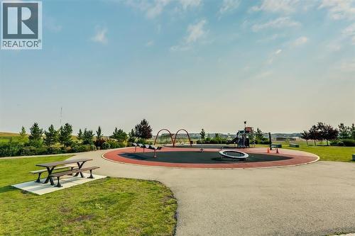 Playground at Chinook Winds Regional Park - 1124 Chinook Gate Bay Sw, Airdrie, AB - Outdoor With View