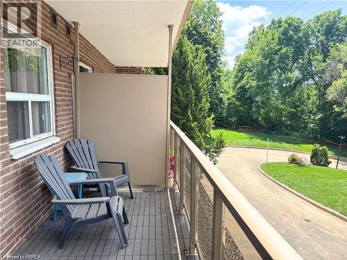 793 Colborne Street E Unit# 207, Brantford, ON - Outdoor With Balcony