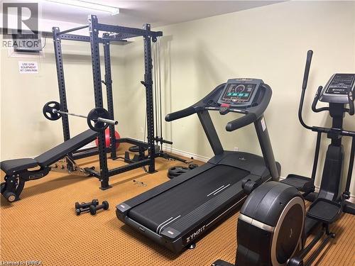 793 Colborne Street E Unit# 207, Brantford, ON - Indoor Photo Showing Gym Room