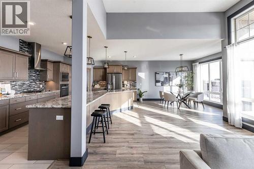 22 Palisades Lane Ne, Medicine Hat, AB - Indoor Photo Showing Kitchen With Upgraded Kitchen