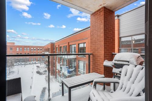 Balcon - C-403-2281 Av. Desjardins, Montréal (Mercier/Hochelaga-Maisonneuve), QC - Outdoor With Exterior