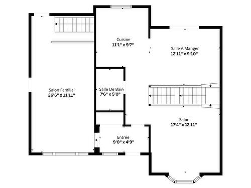 Plan (croquis) - 1276 Rue Toussaint-Trudeau, Chambly, QC - Other