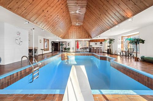 Pool - 221 Rue De La Mission, Lévis (Les Chutes-De-La-Chaudière-Ouest), QC - Indoor Photo Showing Other Room With In Ground Pool