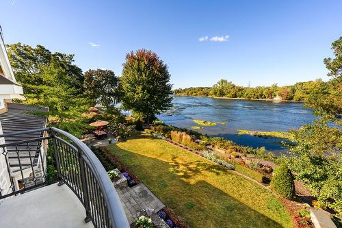 Balcony - 20 Rue De Richelieu, Chambly, QC - Outdoor With Body Of Water With View