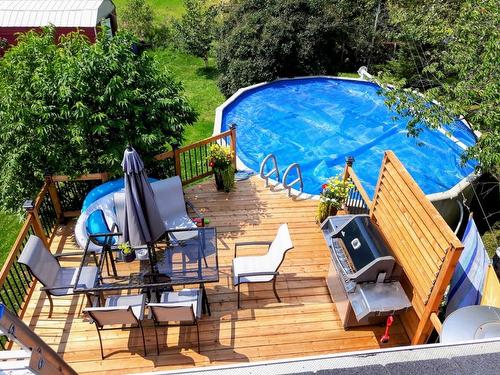 Overall view - 40 Rue De L'Aqueduc, Saint-Félix-De-Dalquier, QC - Outdoor With Above Ground Pool