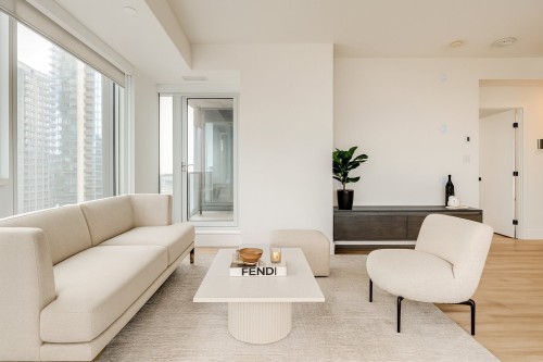 Salon - 2921-435 Boul. René-Lévesque O., Montréal (Ville-Marie), QC - Indoor Photo Showing Living Room