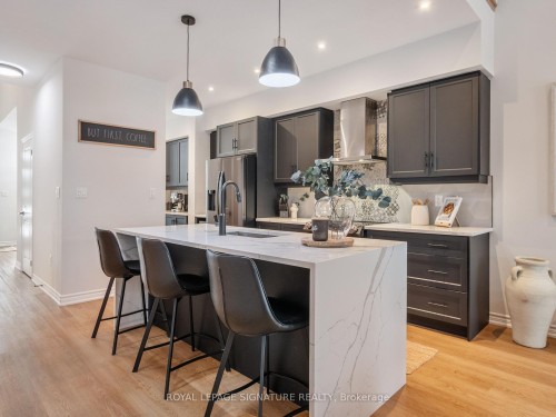 36 Welch Lane, Hamilton, ON - Indoor Photo Showing Kitchen With Upgraded Kitchen