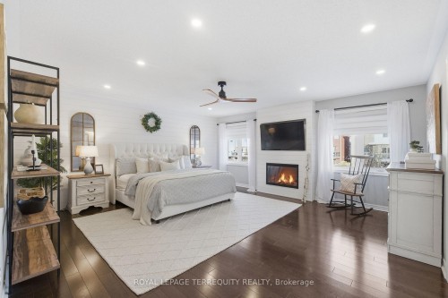 146 Underwood Drive, Whitby, ON - Indoor Photo Showing Other Room With Fireplace