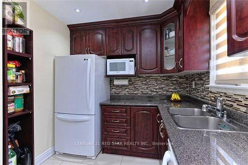 65 Newstead Crescent, Brampton, ON - Indoor Photo Showing Kitchen With Double Sink