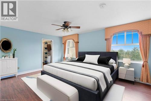 Virtually Staged - 20 Berkley Road Unit# 702, Cambridge, ON - Indoor Photo Showing Bedroom