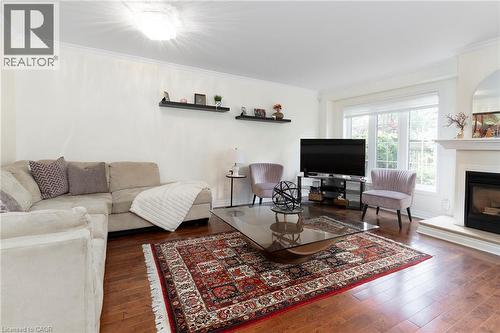 3333 New Street Unit# 74, Burlington, ON - Indoor Photo Showing Living Room With Fireplace