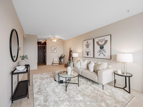 1711-44 Falby Court, Ajax, ON - Indoor Photo Showing Living Room