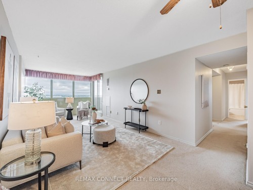 1711-44 Falby Court, Ajax, ON - Indoor Photo Showing Living Room