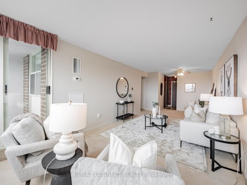 1711-44 Falby Court, Ajax, ON - Indoor Photo Showing Living Room