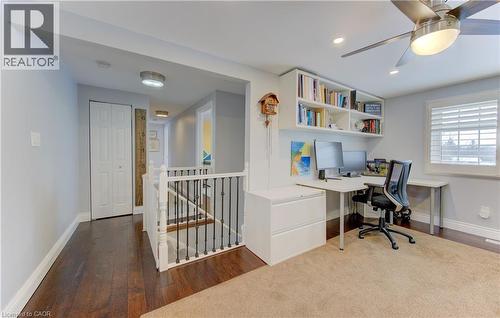 or use the space as a family room - 51 Nathaniel Crescent, Kitchener, ON - Indoor Photo Showing Office