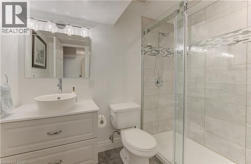 3-piece basement bathroom - 51 Nathaniel Crescent, Kitchener, ON - Indoor Photo Showing Bathroom