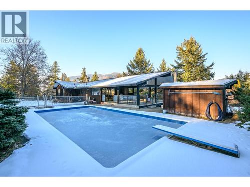 5860 Learmouth Road, Lavington, BC - Outdoor With In Ground Pool