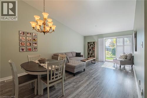 Newer laminate flooring - 19 Somerset Drive Unit# 16, Port Dover, ON - Indoor Photo Showing Dining Room