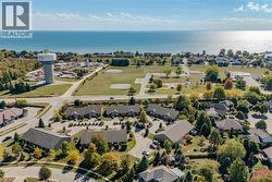 Aerial View of neighbourhood and Lake Erie - 
