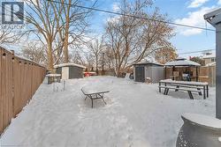 Large yard featuring the gazebo - 