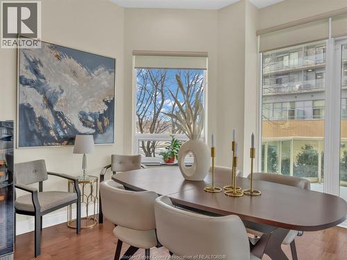 4955 Riverside Drive Unit# 202, Windsor, ON - Indoor Photo Showing Dining Room