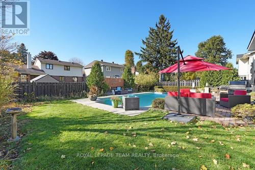 28 Holitman Drive, Ottawa, ON - Outdoor With In Ground Pool With Backyard