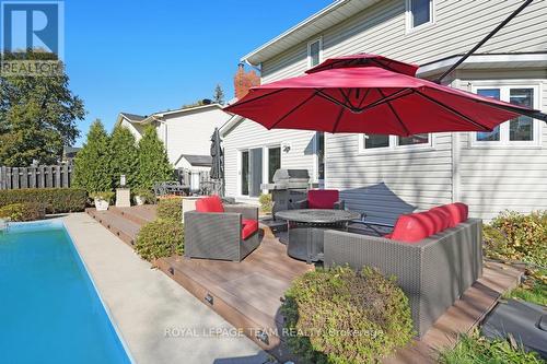 28 Holitman Drive, Ottawa, ON - Outdoor With In Ground Pool With Deck Patio Veranda With Exterior